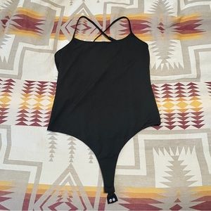 Klassy Network Low Back Bramisuit w/ BUILT IN BRA